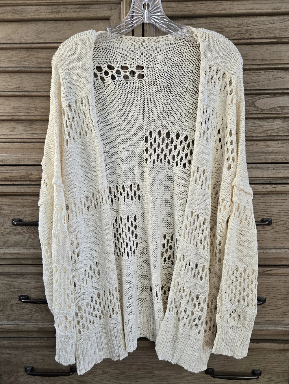 Crochet Knit Cardigan - Picture 1 of 4